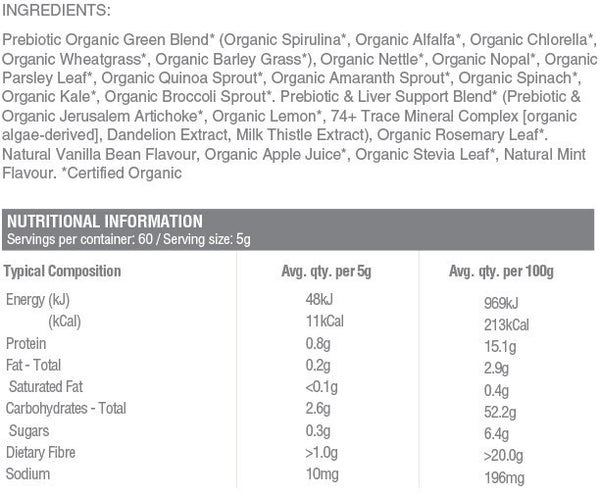 Amazonia Raw - Prebiotic Greens