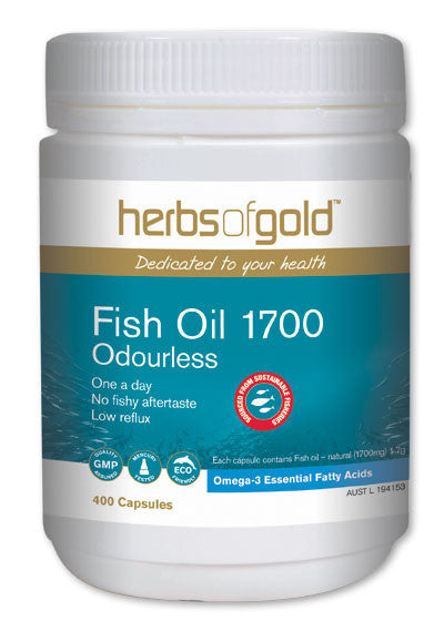 Herbs of Gold - Fish Oil 1700 (Odourless)