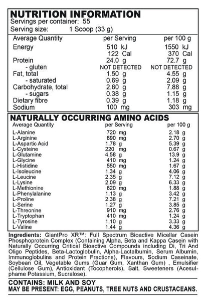Giant Sports - Delicious Casein