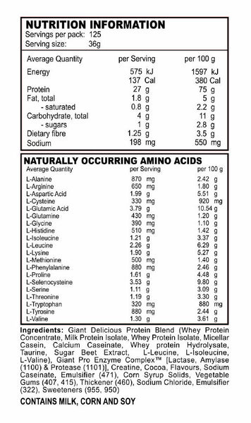 Giant Sports - Delicious Protein