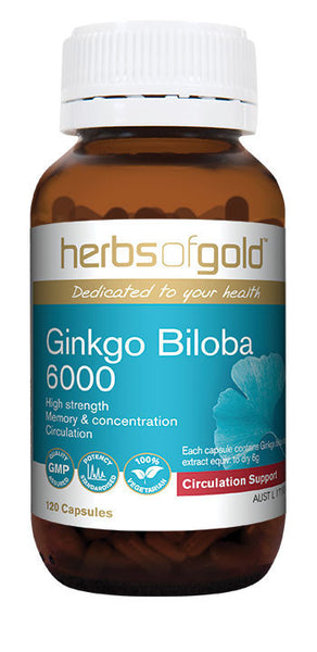Herbs of Gold - Ginkgo Biloba 6000