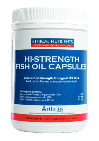 Ethical Nutrients - Hi-Strength Fish Oil Capsules