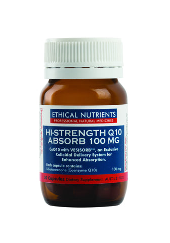 Ethical Nutrients - Hi-Strength Q10 Absorb 100mg