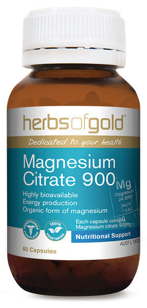 Herbs of Gold - Magnesium Citrate 900
