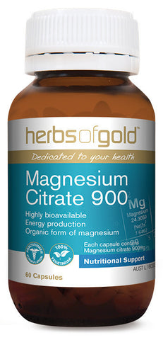 Herbs of Gold - Magnesium Citrate 900