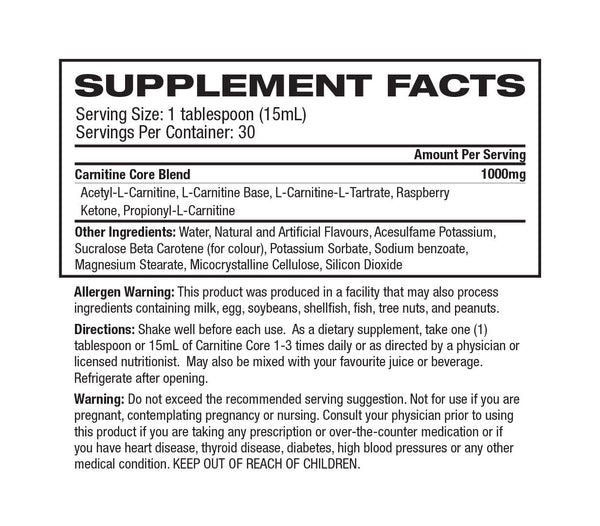 Muscle Pharm - Carnitine Core