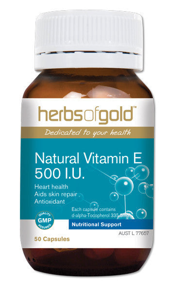 Herbs of Gold - Natural Vitamin E 500 I.U.