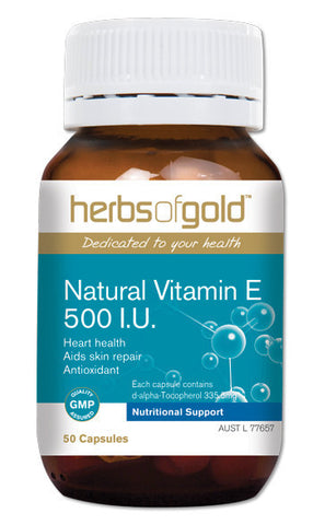 Herbs of Gold - Natural Vitamin E 500 I.U.