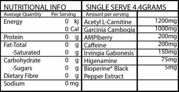XCD Nutrition - Vapor XS